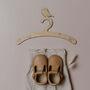 Childrens Coat Hanger With Robin Design, thumbnail 1 of 5