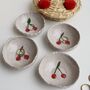 Mini Cherry Gloss Ceramic Ring Dish, thumbnail 6 of 7