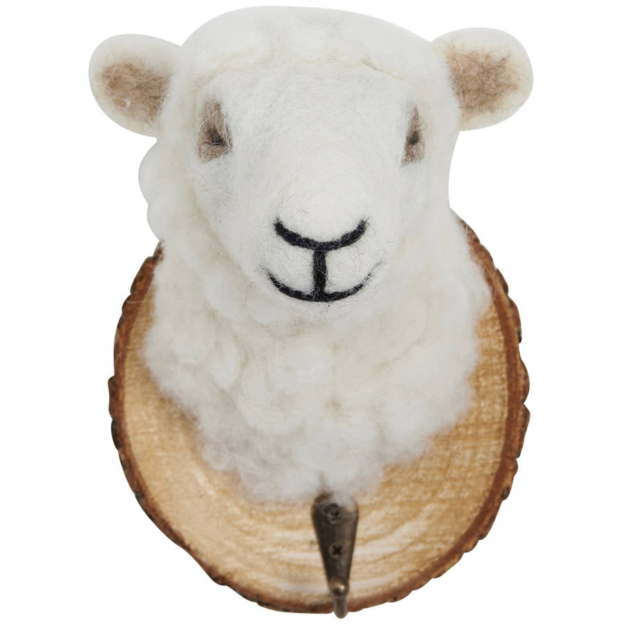 felt animal head wall hooks by twenty six degrees