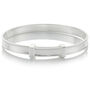 Baby's Sterling Silver Heritage Christening Bangle, thumbnail 3 of 5