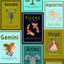 Horoscope Male Birthday Cards, thumbnail 1 of 12
