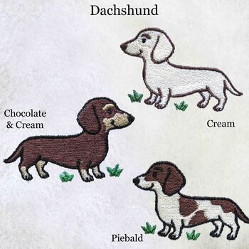 Dachshund Sausage Dog Personalised Cosy Gift Set For Her, 3 of 7