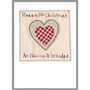 Personalised Heart Christmas Card For Her, Daughter, Granddaughter, Mum, thumbnail 3 of 12
