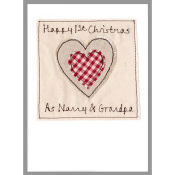 Personalised Heart Christmas Card For Her, Daughter, Granddaughter, Mum, 3 of 12