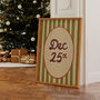 Dec 25th Christmas Wall Art, thumbnail 8 of 9