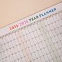 2025 2026 A1 Academic Year Wall Planner | Work Hard, Play Nice, thumbnail 2 of 8
