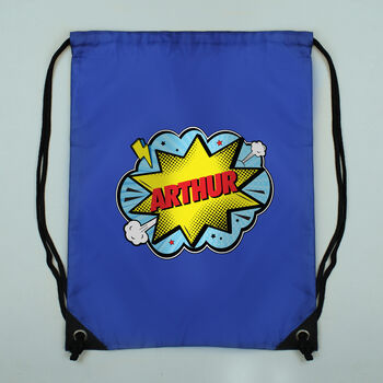 Personalised Superhero Kit Bag For Kids Birthday, 2 of 2