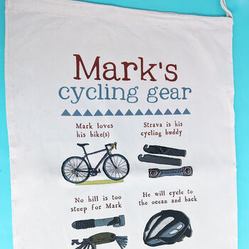Personalised Cycling Story Sack, 9 of 12