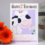 Personalised Farm Cow Relation Birthday Card, thumbnail 6 of 8