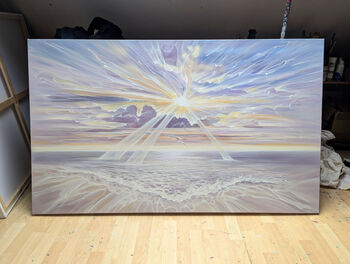 Large Seascape Painting, 2 of 9