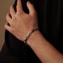 Silver Personalised Large Link Bracelet For Men And Women, thumbnail 7 of 12