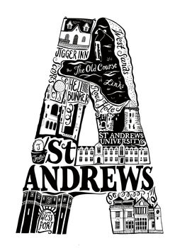 St Andrews Print, 2 of 4