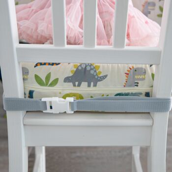 Toddler Children's Chair Booster Cushion Dinosaur Cream, 6 of 8