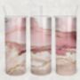 Pink Marble Personalised Insulated Tumbler With Name, thumbnail 2 of 2