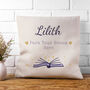 Personalised Magical Spell Book Cushion Cover, thumbnail 2 of 3