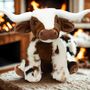 Texas Highland Cow Medium 23cm Plush Snuggly Soft Toy, thumbnail 1 of 8