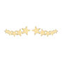 Shooting Star 9ct Gold Climber Earrings, thumbnail 8 of 8