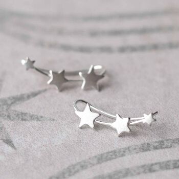 Sterling Silver Constellation Ear Climbers, 3 of 5