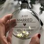 Just Married Wedding Bauble, thumbnail 1 of 2