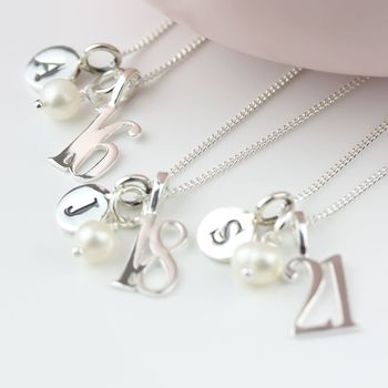 Personalised Birthday And Freshwater Pearl Necklace, 3 of 8