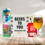 Personalised Alcohol Free Non Alcoholic Beer Gift Set With Glass, thumbnail 1 of 5