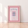 Children's Virgo Zodiac Print, thumbnail 1 of 8