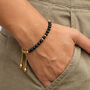 October Birthstone Black Tourmaline Bracelet, thumbnail 5 of 8