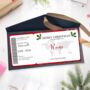 Personalised Christmas Boarding Pass, thumbnail 1 of 5