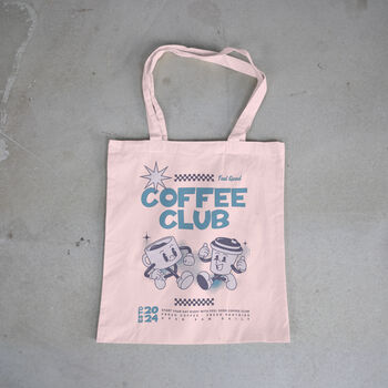 Coffee Tote Bag, Shoulder Bag, Cotton Canvas Tote, 6 of 6
