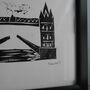 Iconic London Linocut Print, thumbnail 10 of 12