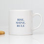 King's Coronation Blue Espresso Mini Mug, thumbnail 2 of 4