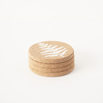 Cork Placemats And Coasters | Fern, 3 of 6