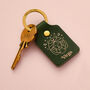 Personalised Zodiac Leather Keyring, thumbnail 1 of 8