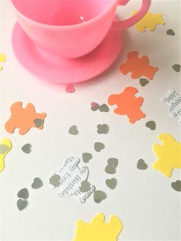 Personalised Baby Bear Table Confetti, 5 of 6
