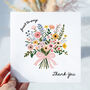 Whimsical Bouquet Thank You Card, thumbnail 2 of 2