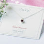 November Birthstone Sterling Silver Necklace, thumbnail 8 of 12