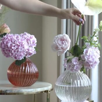 Round Fluted Glass Vase, 6 of 6