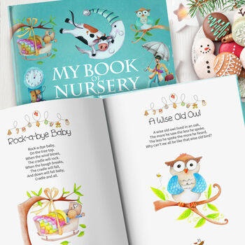 My First Christmas Nursery Rhymes And Personalised Poems Book, 7 of 10