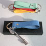 Colourful Personalised Leather Keyring, thumbnail 2 of 7