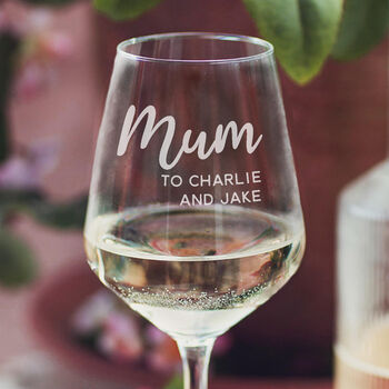 Personalised Mum Glass, 2 of 6