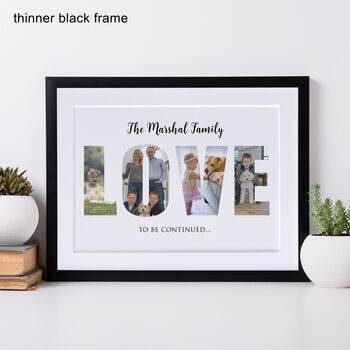 Personalised Photos Inside Love Collage, 8 of 8