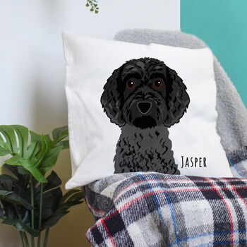 Cute Dog Breed Cushion Cover Personalised, 10 of 11