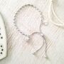 Seed Slider Bracelet With Baby Robin, thumbnail 1 of 6