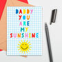 Large Size Sunshine Daddy Card, thumbnail 1 of 2