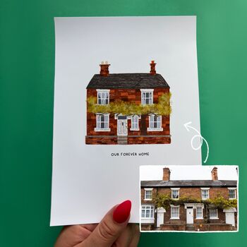 Personalised Illustrated House Print, Home Illustration, 2 of 5