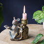 Cheese And Wine Mouse Candlestick, thumbnail 3 of 5