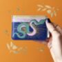 Tattoo Snake Decorated Card Holder, thumbnail 4 of 6