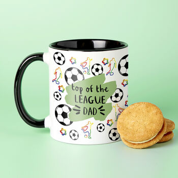 Choose Your Message Football Mug For Dad, 4 of 8