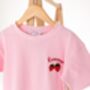 Personalised Embroidered Summer Strawberry T Shirt, thumbnail 9 of 9