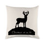 Personalised Reindeer Silhouette Cushion Cover, thumbnail 3 of 5